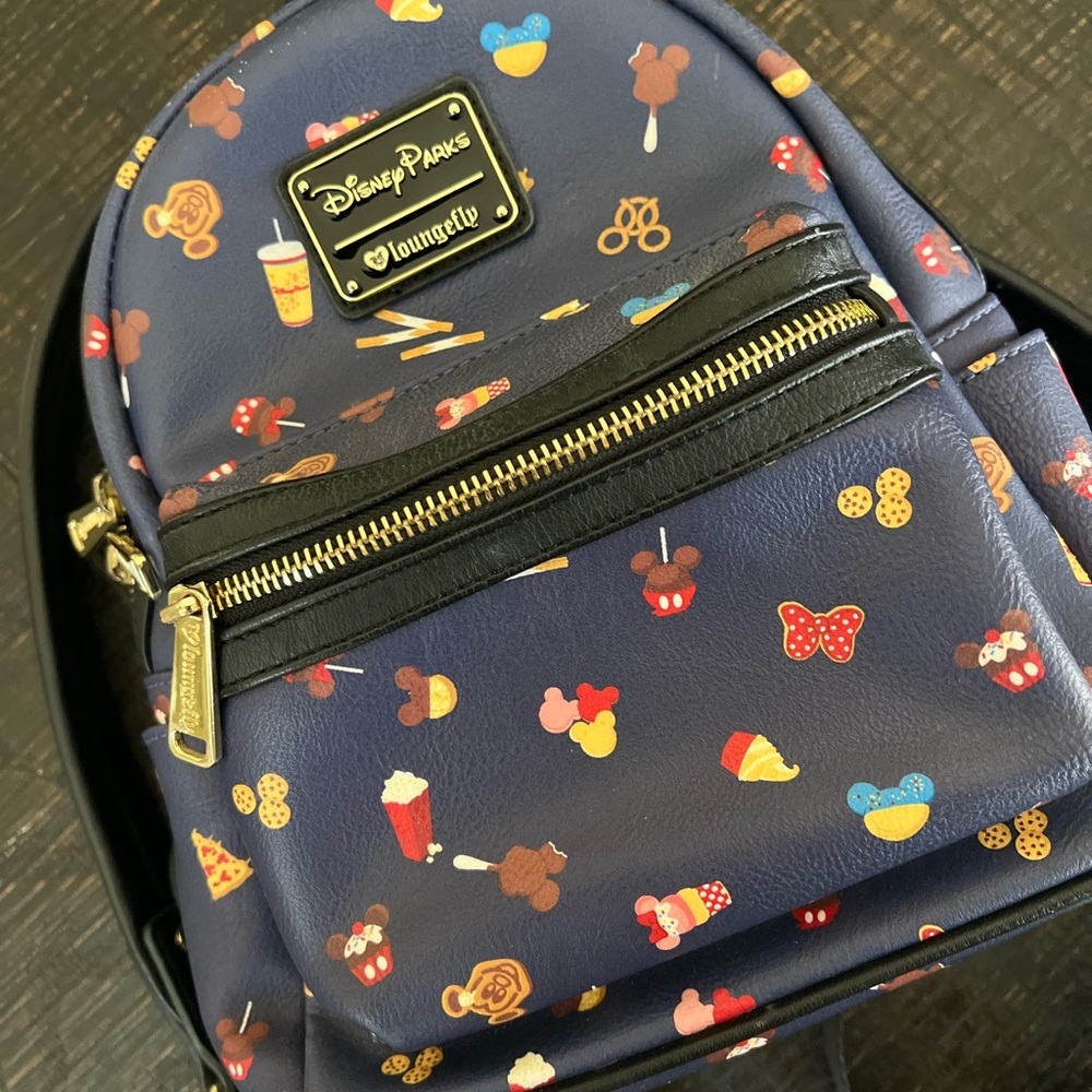 Rare*Disney Parks Loungefly Snack Food Icons
Navy and Multicolor